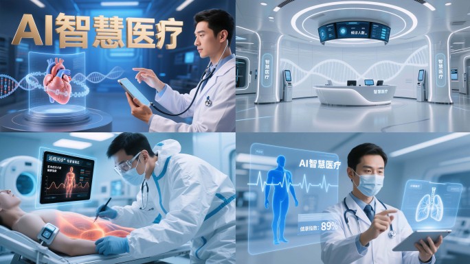 AI医疗智慧医疗科技虚拟现实远程医疗科学