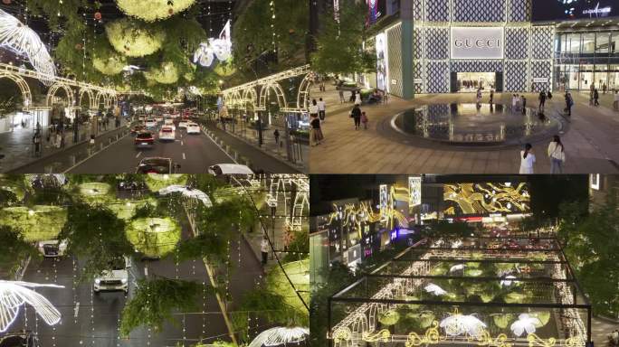 杭州万象城繁华夜景