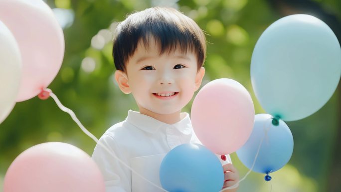 小孩儿童笑脸笑容微笑快乐儿童节幸福生活