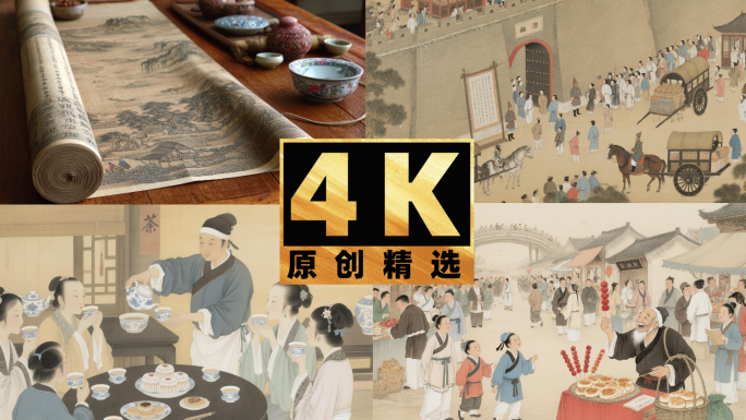 清明上河图北宋汴京古代市井繁荣景象