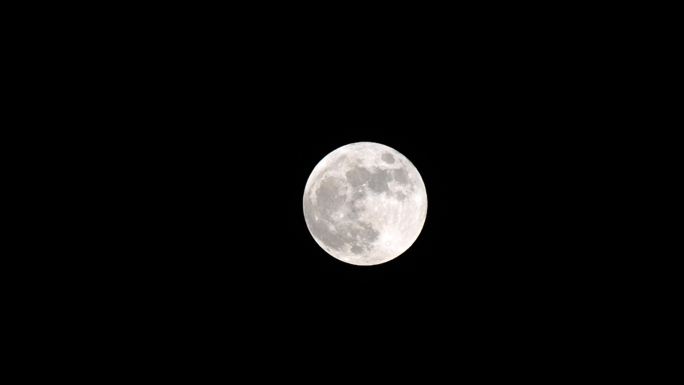 满月月亮黑夜月球