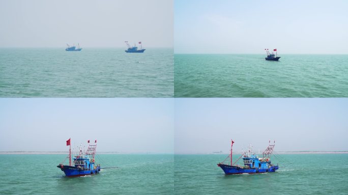 海上渔船作业