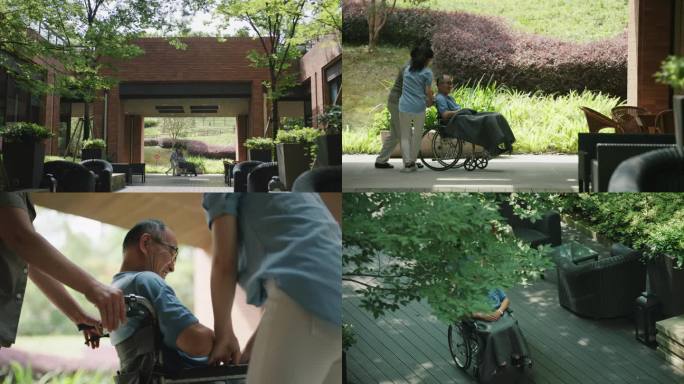 4K疗养院温馨日常 关怀与陪伴的养老生活