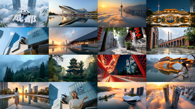 4K高帧率绝美成都素材合集