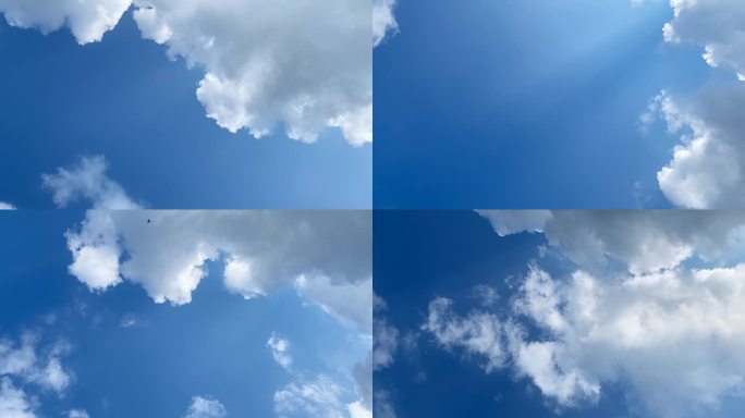 晴空万里云卷云舒