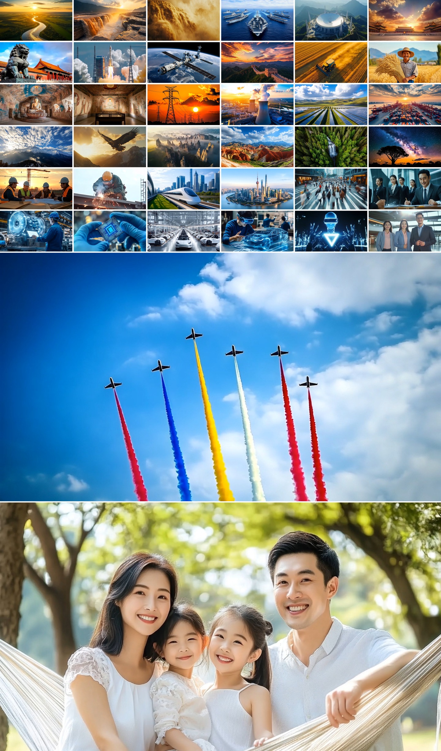 中国梦中国宣传片新时代经济发展风景合集