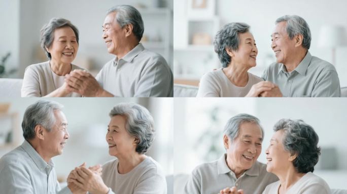恩爱老年夫妻温馨日常 相濡以沫的银发爱情