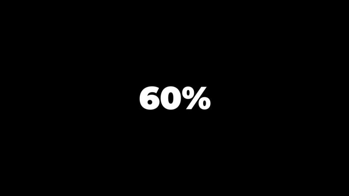 60% 动画饼图