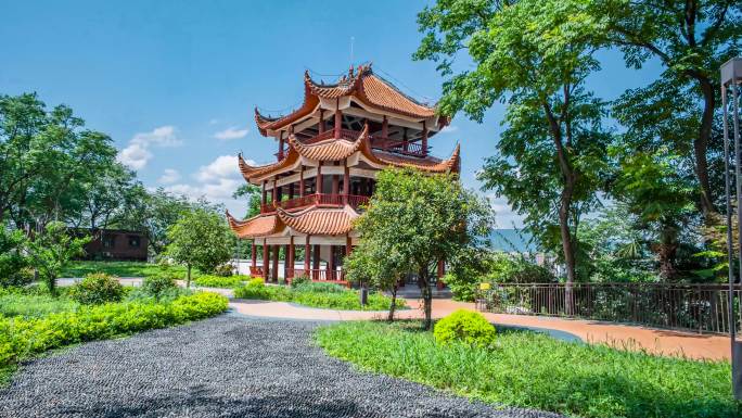 綦江城市风光延时合集