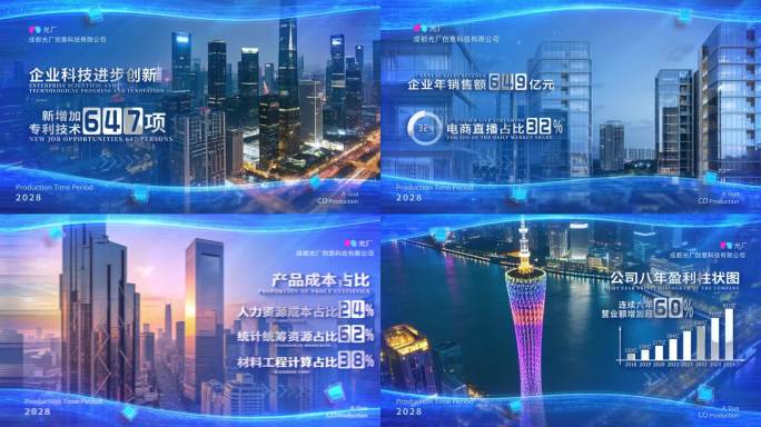 企业图文数据展示 数据图文展示 数据包装