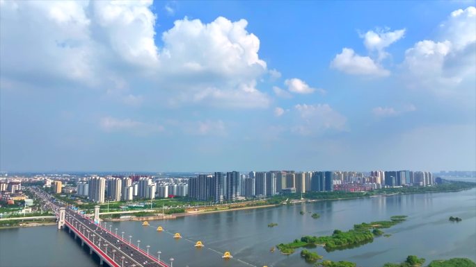 北京路沂河大桥 沂河 航拍