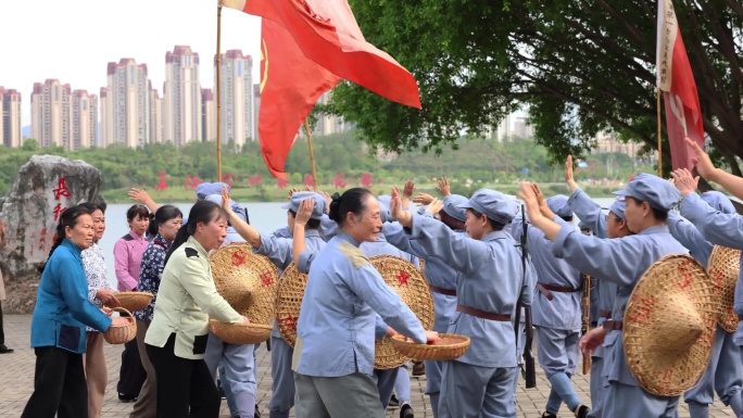 于都长征主题告别话剧