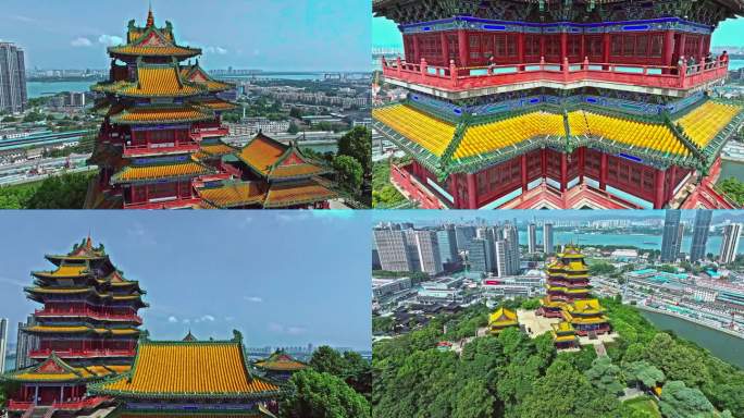 南京阅江楼 南京狮子山景区 南京风光