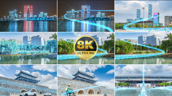 【原创8k】科技感苏州城市发展 02