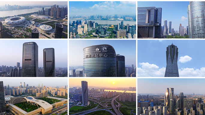 杭州城市航拍6K