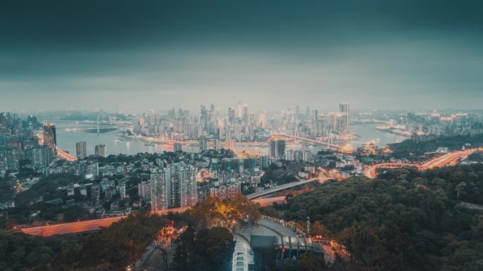 重庆城市夜景延时