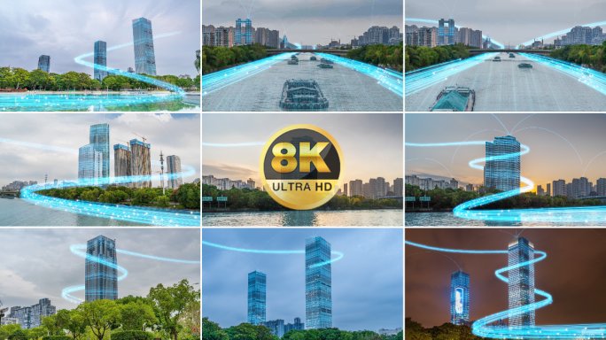 【原创8k】科技感无锡城市发展