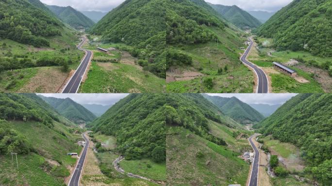 陕西安康 平利县 正阳草甸 环山路 航拍