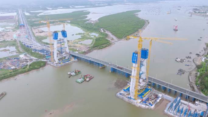 广西超大基建平陆运河大桥梁中交中国交建