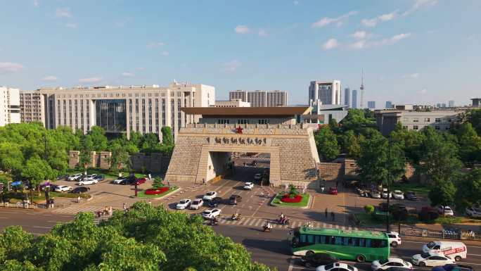 4K国防科技大学航拍