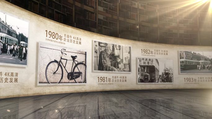 历史发展历程回顾画卷