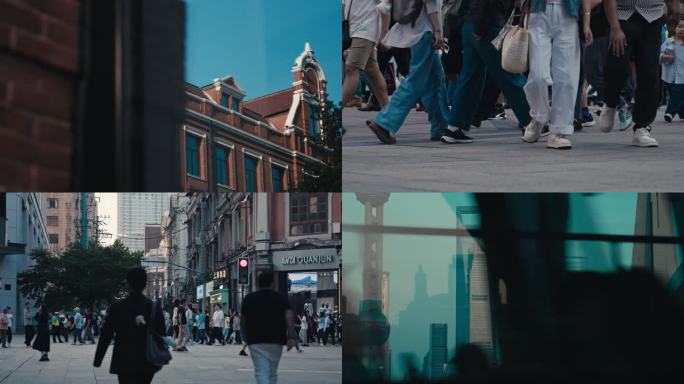 上海街头/人文/城市建筑/人流