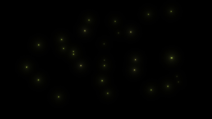 远景萤火虫清晰虫子外形唯美浪漫辉光飞舞