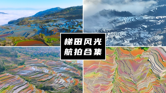 梯田风光航拍合集_01
