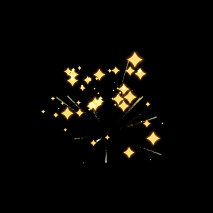 8款 小星星爆炸特效动画（透明底）