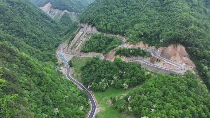 陕西安康 平利县 正阳草甸 环山路 航拍