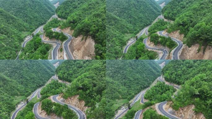 陕西安康 平利县 正阳草甸 环山路 航拍