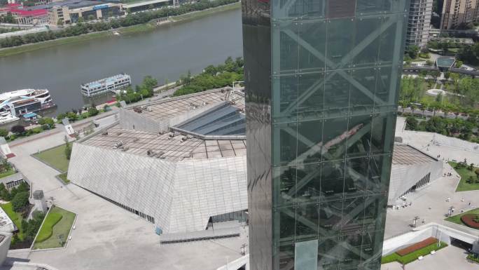 城市地标建筑航拍