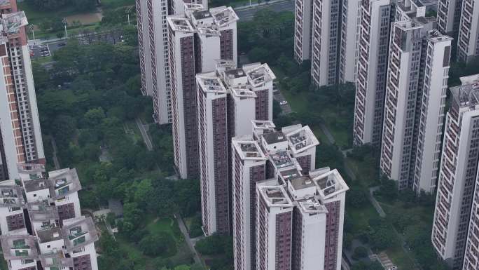 城市高楼林立景观