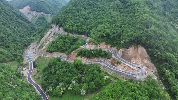 陕西安康 平利县 正阳草甸 环山路 航拍