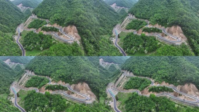 陕西安康 平利县 正阳草甸 环山路 航拍
