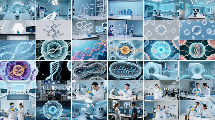 【4K】医疗科技智慧细胞生物医学研究