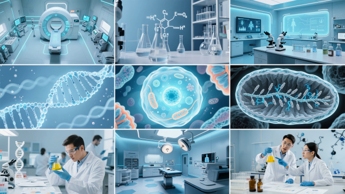 【4K】医疗科技智慧细胞生物医学研究