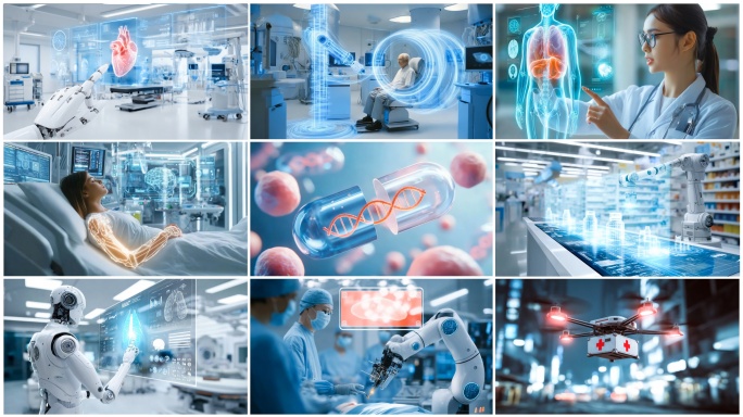 数字科技医学未来AI智慧医疗人工智能医院