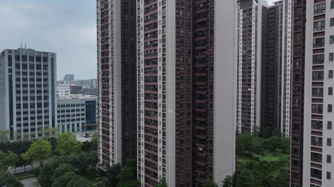 城市高楼林立景观