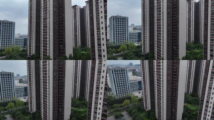 城市高楼林立景观