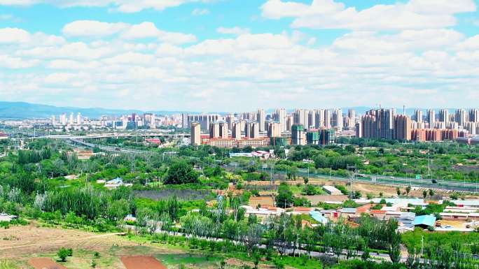 城市远景与绿色生态和谐共存
