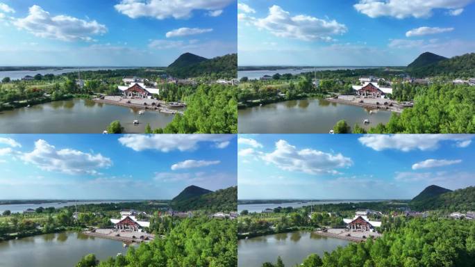 湖光山色建筑景观