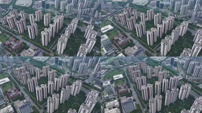 城市高楼林立景观