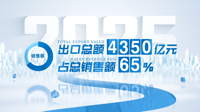 简洁科技文字数据展示