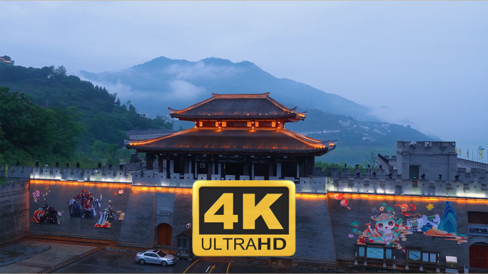 重庆云阳航拍合集张飞庙三峡磐石寨