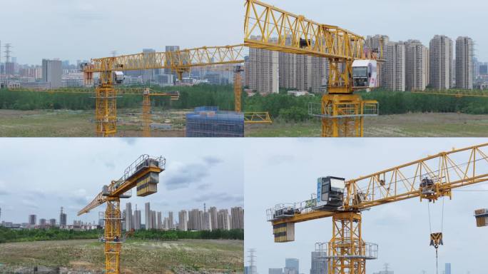 城市建设中的塔吊
