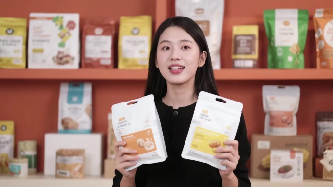 电商直播服装农产品美食化妆品直播产业