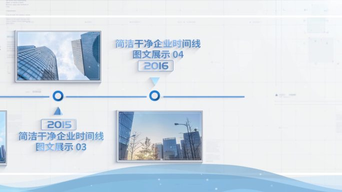 企业时间线图文展示