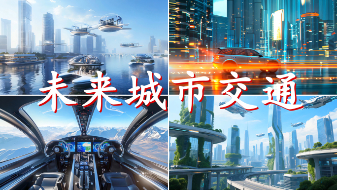 未来城市未来交通未来出行科幻城市