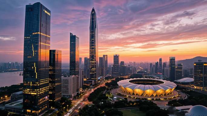 深圳城市天际线风光